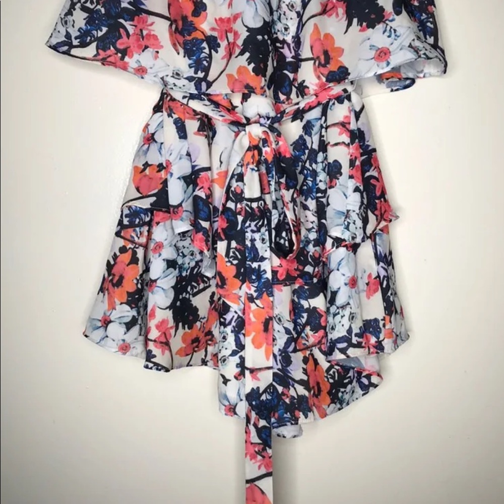 Parker Medium Tiered Ruffled Strapless Romper - Picture 2 of 8